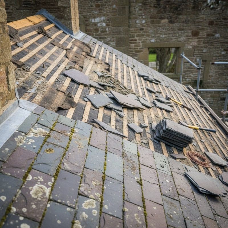 Natural Slate Roof Replacement Vs. Repair: How To Decide